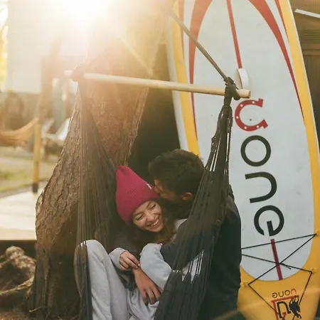 Klimatyzowane Premium - Maszoperia Sun4hel - Letnia Baza Snowshow Na Polwyspie Helskim Hostel *